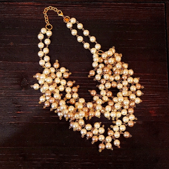 Multi Stranded Pearl Necklace - Picture 4 of 6